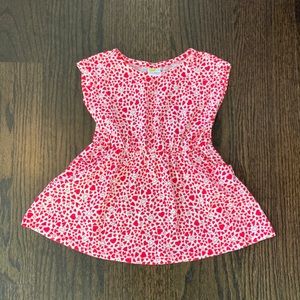 Heart print dress